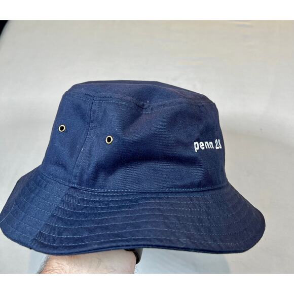 Fersten Worldwide Style # FP716 Penn 23 Navy Bucket Beach Hat 100% Cotton - Picture 8 of 9